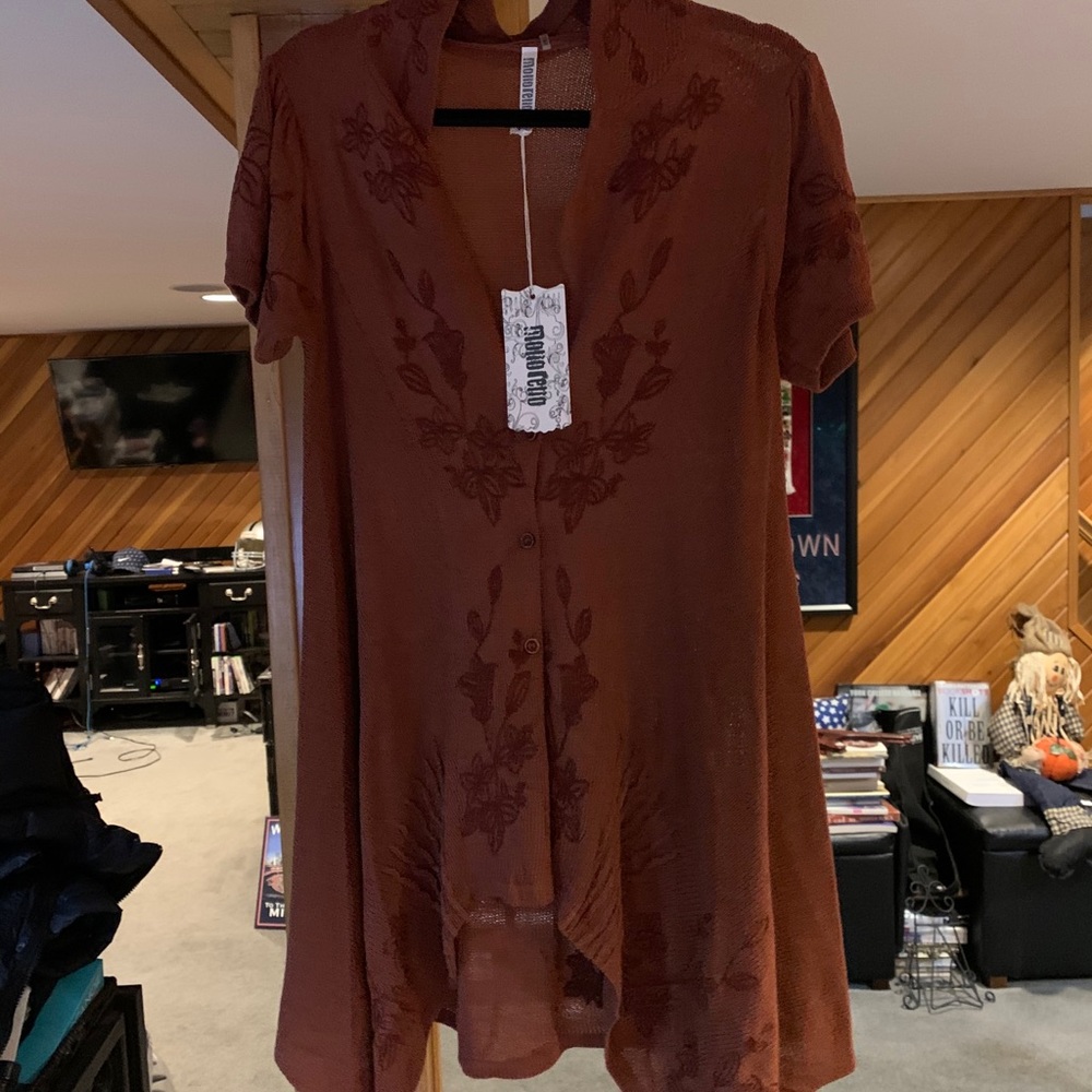 Mono retro long sweater